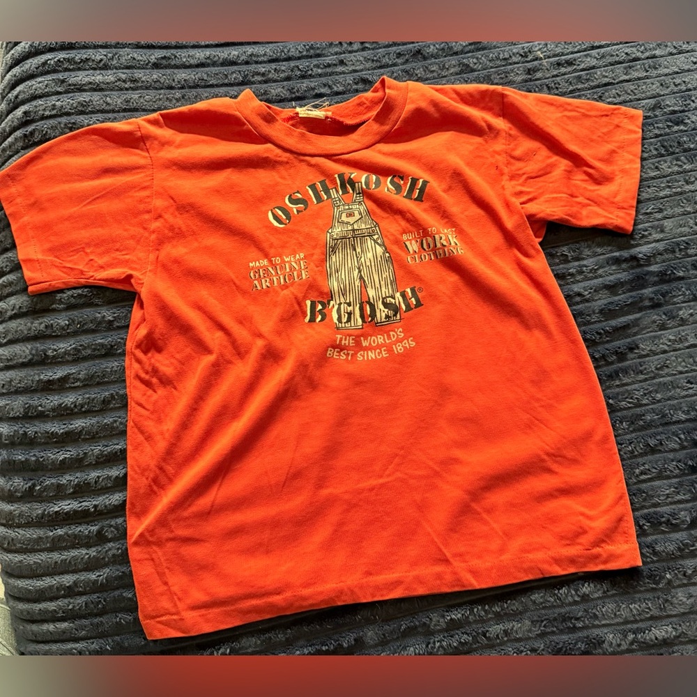 OshKosh B'gosh Vibrant Orange Graphic Tee